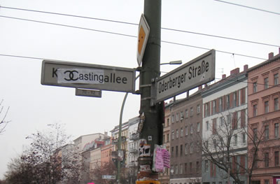 Die Vorzeigestraße im Extremszenekiez Prenzlberg: die Castingallee