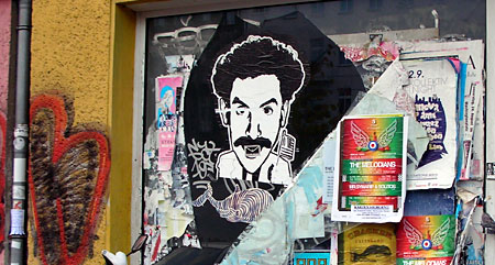 Borat Stencil Berlin - Danziger Strasse