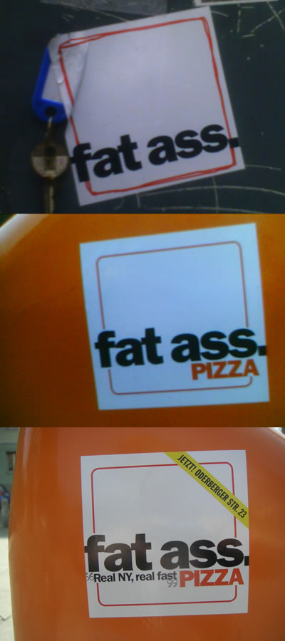 Fat Ass Pizza Berlin, Oderberger Strasse 23, Prenzlauer Berg Berlin