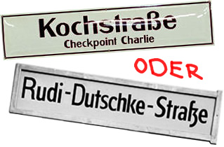 Rudi-Dutschke-Strasse oder Kochstrasse?